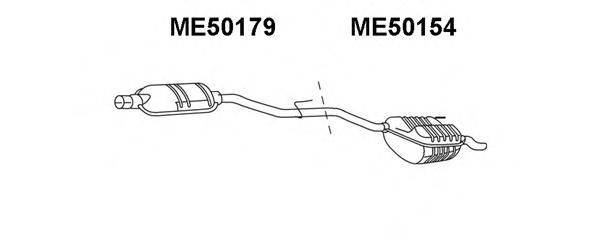 VENEPORTE ME50179 Передглушувач вихлопних газів