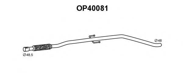 VENEPORTE OP40081 Труба вихлопного газу