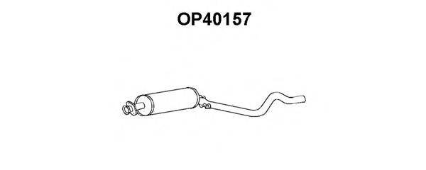 OPEL 0852089 Передглушувач вихлопних газів