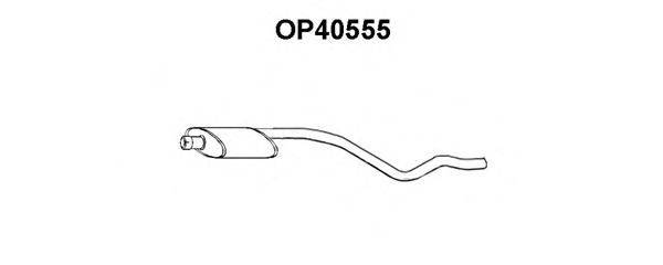 OPEL 854426 Передглушувач вихлопних газів