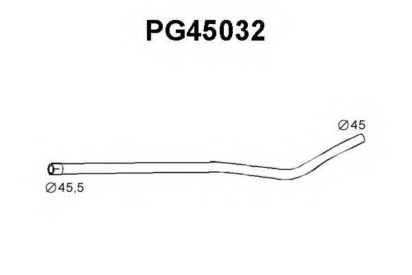 VENEPORTE PG45032 Труба вихлопного газу