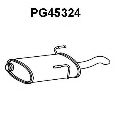VENEPORTE PG45324 Глушник вихлопних газів кінцевий