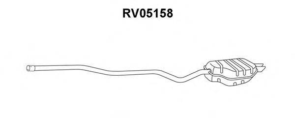 VENEPORTE RV05158 Глушник вихлопних газів кінцевий