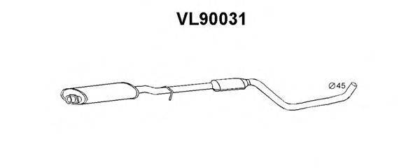 VENEPORTE VL90031 Передглушувач вихлопних газів