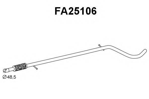 VENEPORTE FA25106 Труба вихлопного газу
