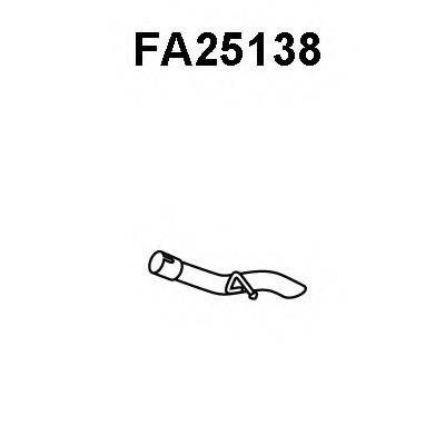 VENEPORTE FA25138 Труба вихлопного газу