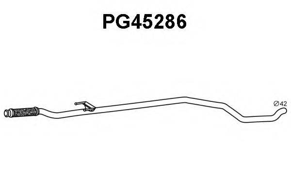 VENEPORTE PG45286 Труба вихлопного газу