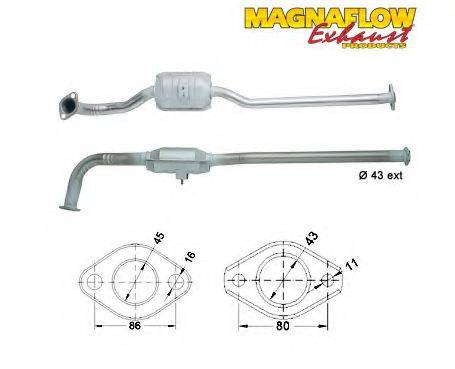 MAGNAFLOW 87608 Каталізатор