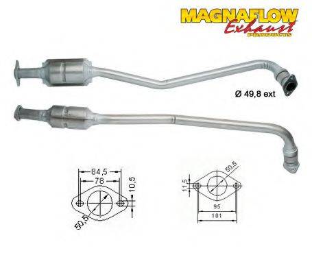 MAGNAFLOW 85863D Каталізатор