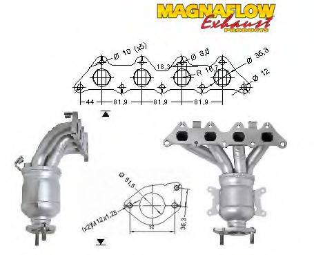 MAGNAFLOW 75407 Каталізатор