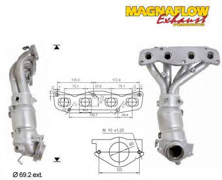 MAGNAFLOW 75613D Каталізатор