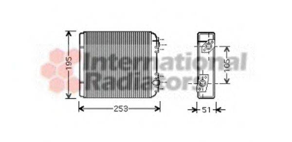 LADA 2105-8101060 Теплообмінник, опалення салону