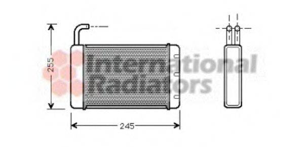 ROV/TRI/JAG/AUS/MG AAP817 Теплообмінник, опалення салону