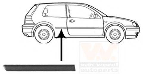 VW 1J3853536B41 Облицювання / захисна накладка, боковина