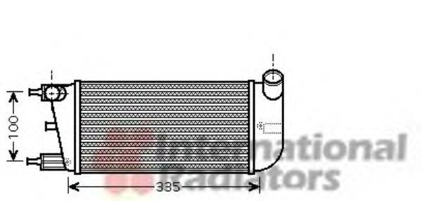 VAN WEZEL 17004352 Інтеркулер