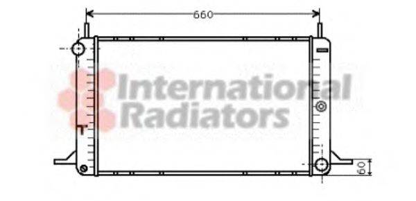 NRF 50110 Радіатор, охолодження двигуна