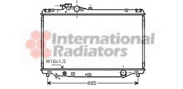 VAN WEZEL 53002347 Радіатор, охолодження двигуна