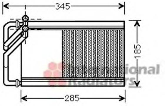 KIA 971384D050 Теплообмінник, опалення салону