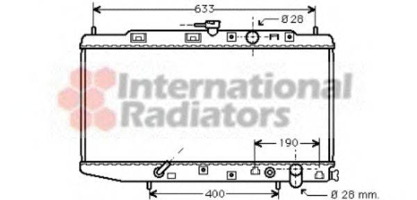 VAN WEZEL 25002045 Радіатор, охолодження двигуна