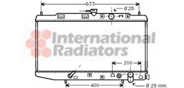 VAN WEZEL 25002049 Радіатор, охолодження двигуна