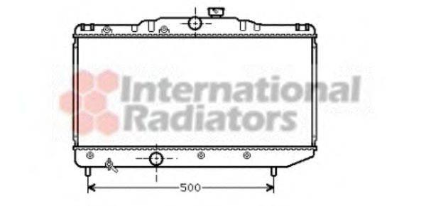 VAN WEZEL 53002155 Радіатор, охолодження двигуна