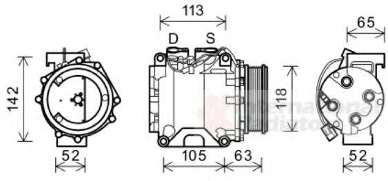 VAN WEZEL 2500K238