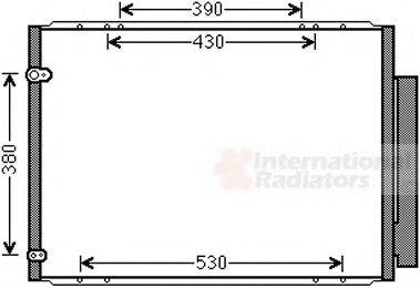 VAN WEZEL 53005573 Конденсатор, кондиціонер