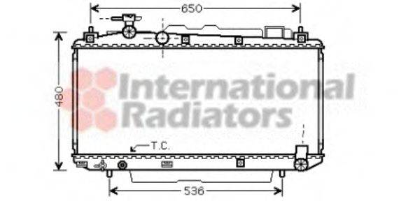 TOYOTA 1640022120 Радіатор, охолодження двигуна