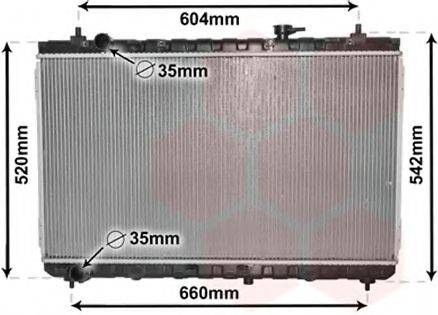 VAN WEZEL 83002183 Радіатор, охолодження двигуна