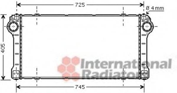 VAN WEZEL 53004476 Інтеркулер