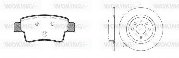 WOKING 81098300 Комплект гальм, дисковий гальмівний механізм