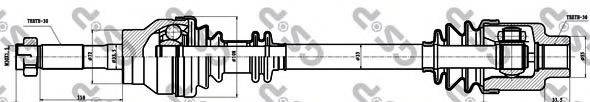 GSP 235010 Приводний вал