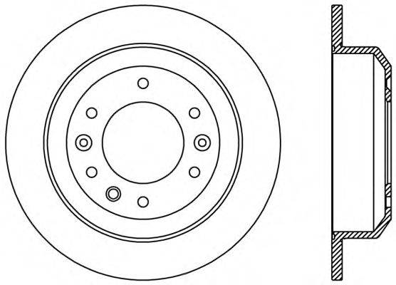 OPEN PARTS BDR237210 гальмівний диск