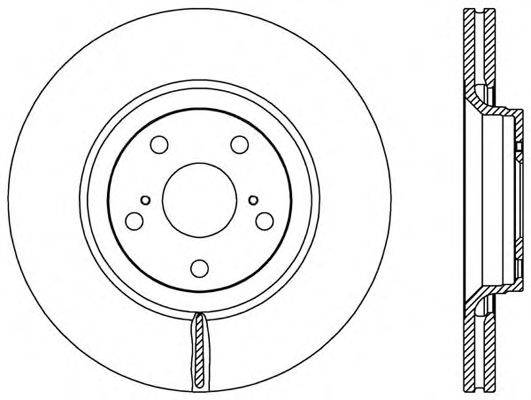 OPEN PARTS BDR252520 гальмівний диск