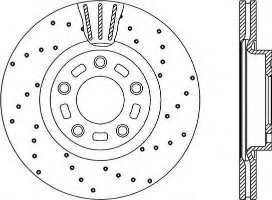 OPEN PARTS BDRS215625 гальмівний диск