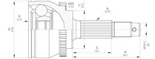 OPEN PARTS CVJ5597.10