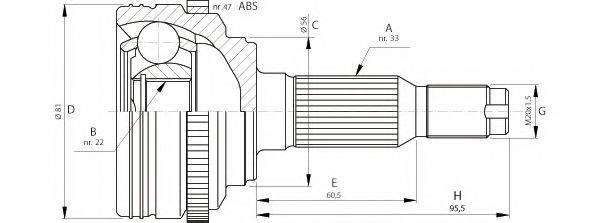 OPEN PARTS CVJ5711.10