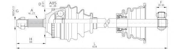 OPEN PARTS DRS6072.00