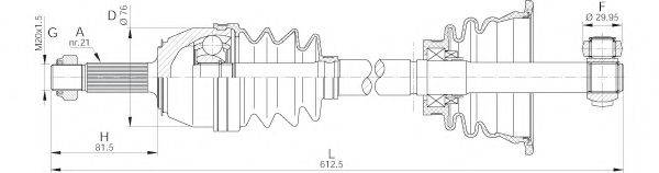 OPEN PARTS DRS6135.00