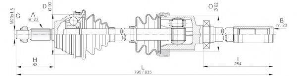 OPEN PARTS DRS6167.00