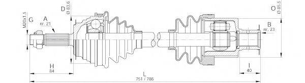 OPEN PARTS DRS6172.00