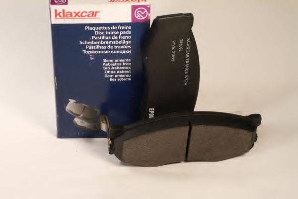 KLAXCAR FRANCE 24809 Комплект гальмівних колодок, дискове гальмо