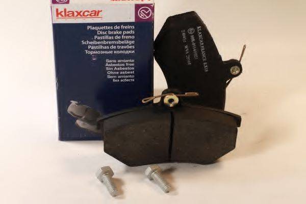 KLAXCAR FRANCE 24841 Комплект гальмівних колодок, дискове гальмо