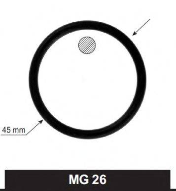 MOTORAD MG26 Прокладка, термостат