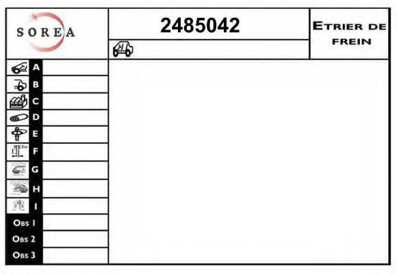 EAI 2485042 Гальмівний супорт