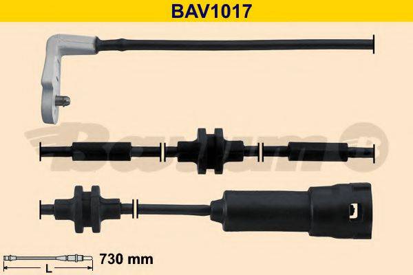 BARUM BAV1017 Сигналізатор, знос гальмівних колодок