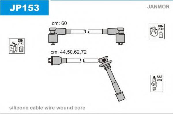 JANMOR JP153 Комплект дротів запалювання