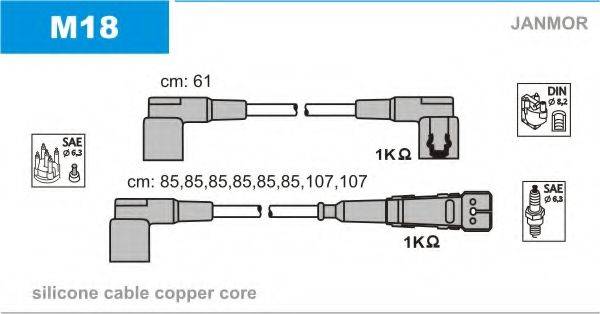 KAGER 64-1076 Комплект дротів запалювання