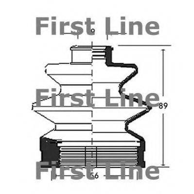 FIRST LINE FCB2723 Пильовик, приводний вал