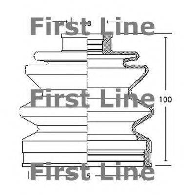 FIRST LINE FCB2102 Пильовик, приводний вал